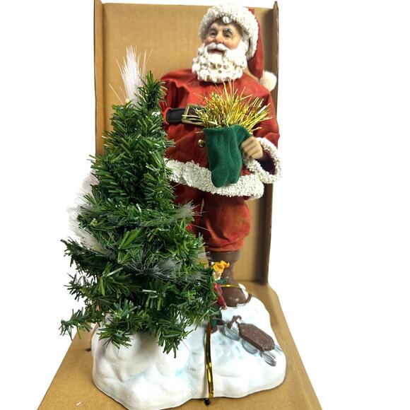 Clothtique Possible Dreams 2000 “Christmas Glow” 15103 Santa Figure-Excellent - Picture 6 of 9